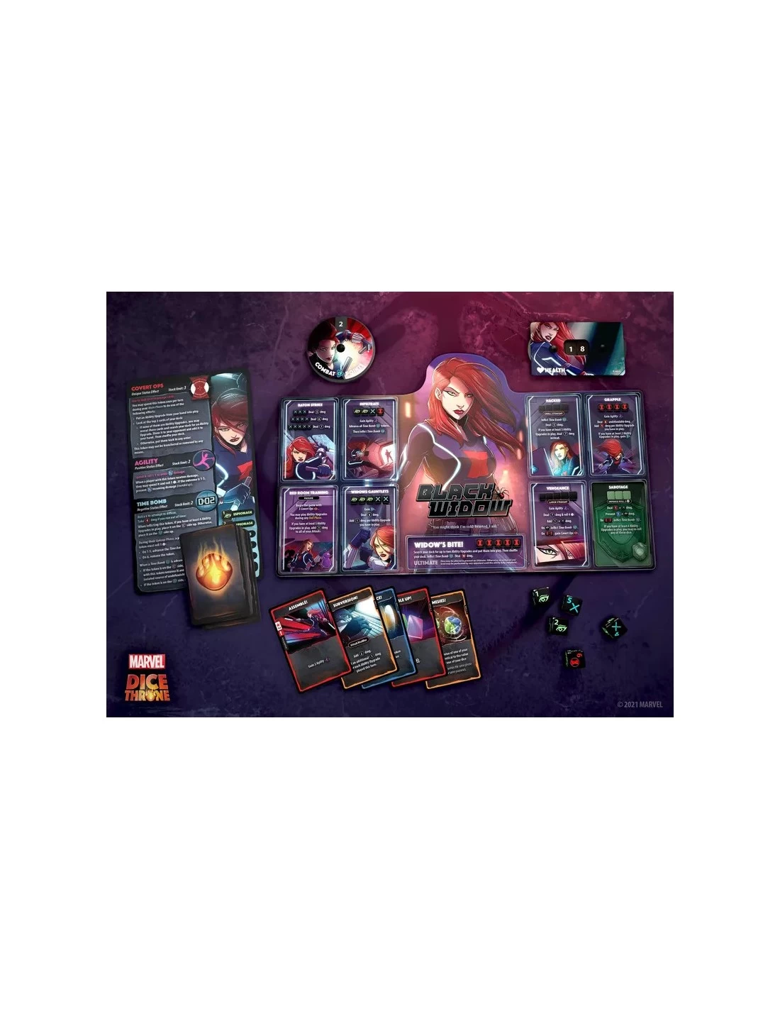 Marvel Dice Throne: Black Widow V. Doctor Strange - Afbeelding 2