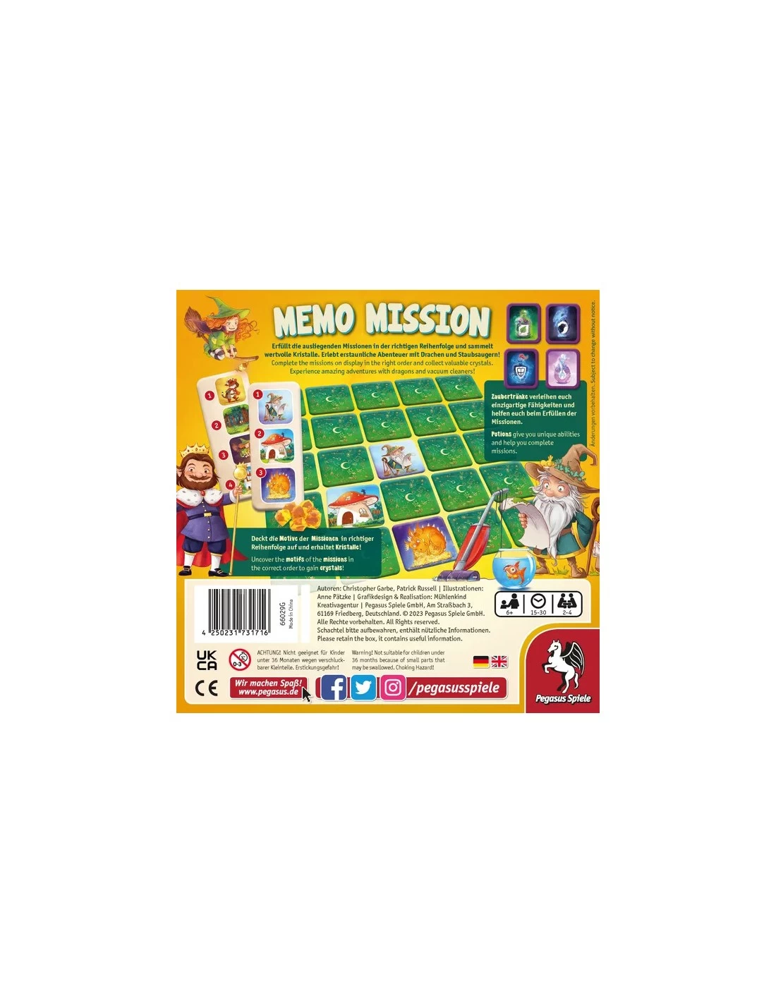 Pegasus Spiele Memo Mission (DE) - Afbeelding 2