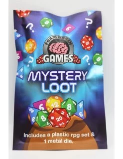 Mystery Loot Pack: Plastic RPG Dice & Bonus Metal Die