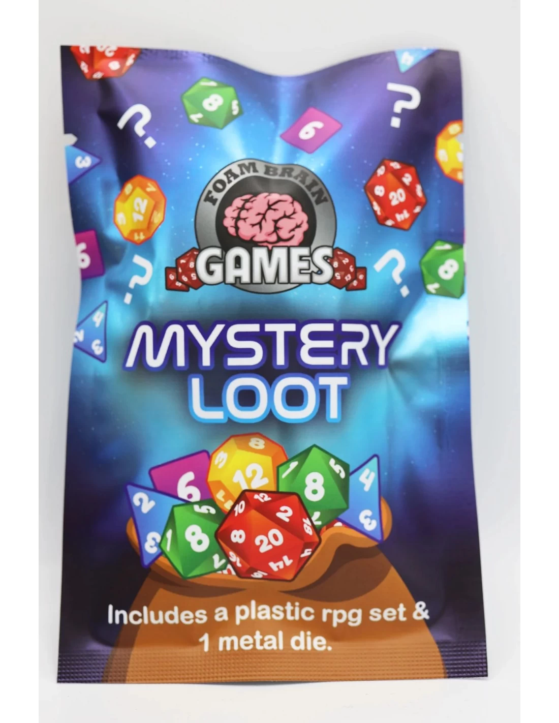 Mystery Loot Pack: Plastic RPG Dice & Bonus Metal Die