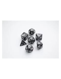 Gamegenic POLYDICE Galaxy Series Moon RPG Dice Set