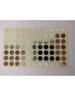 Stickervel Stippen Zilver 8,5mm