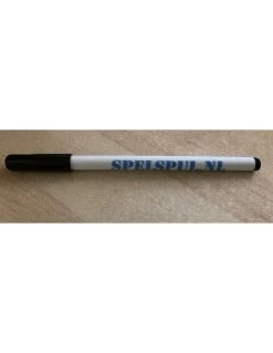 Wisbare BIC Marker Dun, Zwartschrijvend, Met Spelspul Opdruk